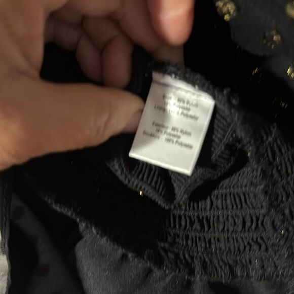 Likely Zephra Metallic Dot Dress Size 4 - Picture 8 of 9